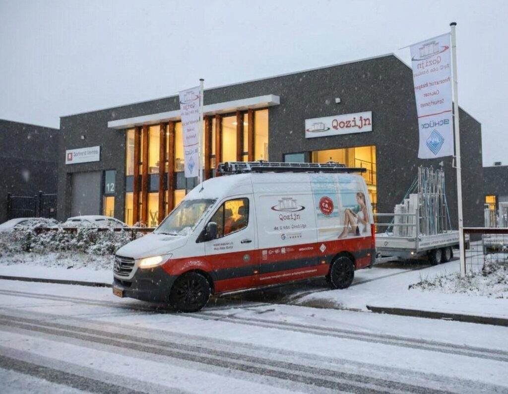 Kunststof kozijnen van Qozijn sneeuw